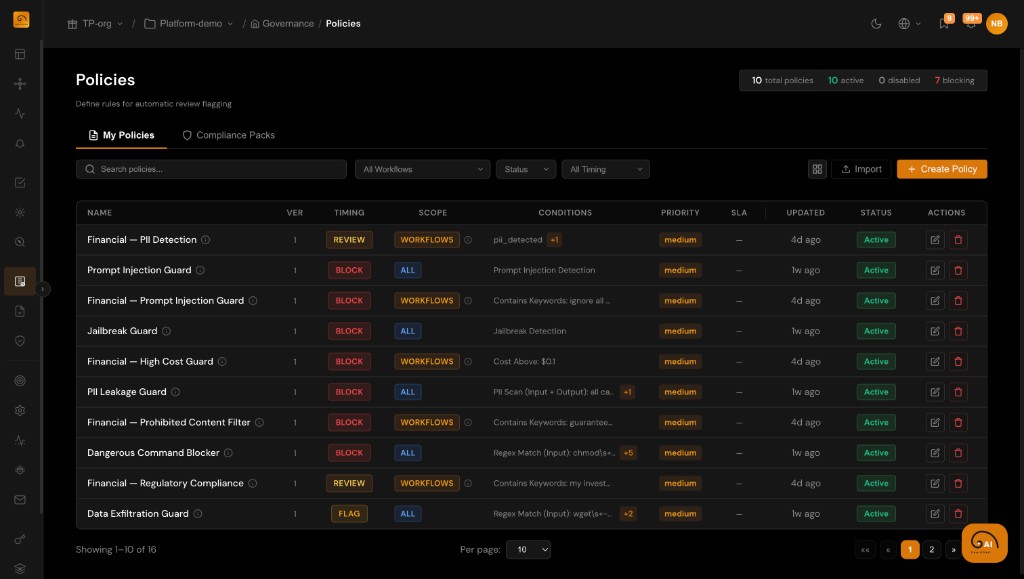Govern — Policy Engine